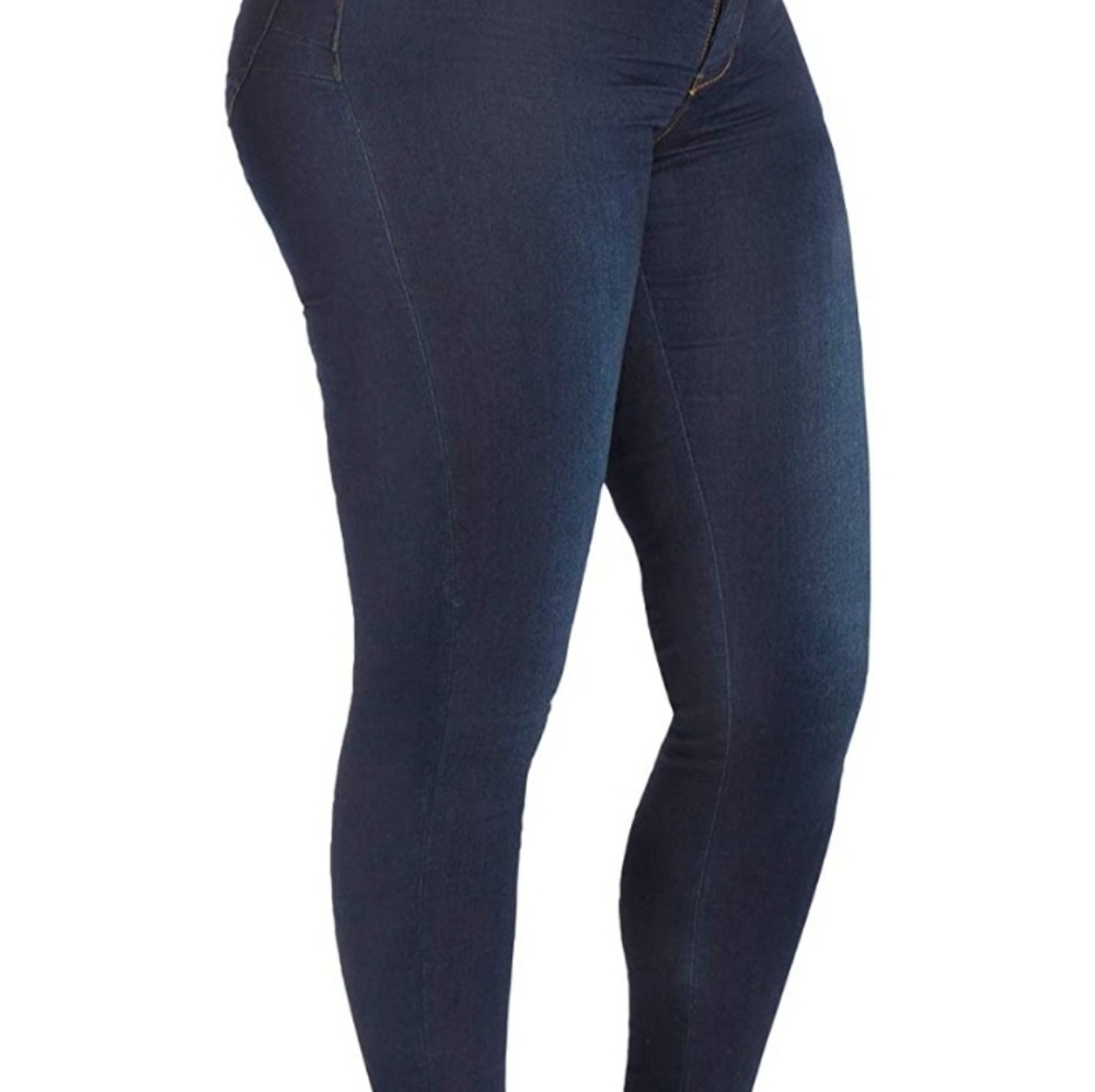 NWT MY FIT Dark Wash blue jeans One size 14-20 (M9) (14, 16, 18, 20)